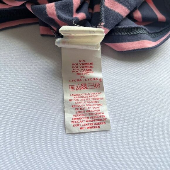 SAINT JAMES GREY PINK HALF SLEEVE BOAT NECK STRIPED TOP - 6 - Picture 10 of 10